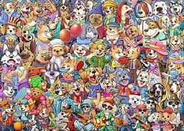 Desenhos de Puppy Dogs Jigsaw Puzzle para colorir