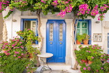 Desenhos de Pyrgos village in Tinos Island Jigsaw Puzzle para colorir
