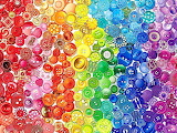 Rainbow Buttons Jigsaw Puzzle