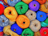 Desenhos de Rainbow Rolls of Fabric Jigsaw Puzzle para colorir