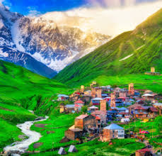 Desenhos de Remote Village Jigsaw Puzzle para colorir