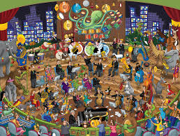 Desenhos de Rhapsody in Zoo Jigsaw Puzzle para colorir