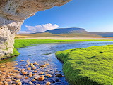 Desenhos de River in Mongolian Steppe Jigsaw Puzzle para colorir