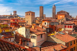 Desenhos de Rooftops Bologna, Italy Jigsaw Puzzle para colorir