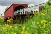 Desenhos de Roseman Covered Bridge, Iowa, USA Jigsaw Puzzle para colorir