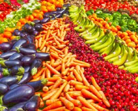 Desenhos de Rows of Produce Jigsaw Puzzle para colorir