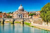 Sant Angelo Bridge, Rome, Italy Jigsaw Puzzle
