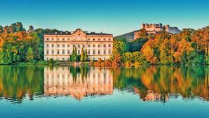 Schloss Leopoldskron, Salzburg, Austria Jigsaw Puzzle