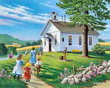 Desenhos de School Day Jigsaw Puzzle para colorir