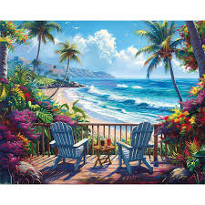 Desenhos de Seaside Holiday Jigsaw Puzzle para colorir