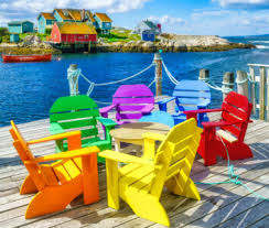 Desenhos de Seats by the Sea Jigsaw Puzzle para colorir