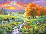 Desenhos de September Pasture Jigsaw Puzzle para colorir