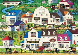 Shops and Buggies – Charles Wysocki Puzzles Jigsaw