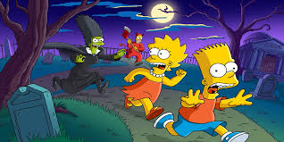 Desenhos de Simpson Family Hunt Jigsaw Puzzle para colorir