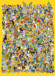Simpsons, Cast Of Thousands Jigsaw Puzzle