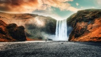 Skógafoss waterfall, Iceland Jigsaw Puzzle