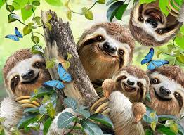 Sloth Selfie Jigsaw Puzzle