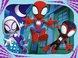 Desenhos de Spidey and His Amazing Friends Jigsaw Puzzle para colorir