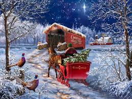 Starry Winter Night Jigsaw Puzzle