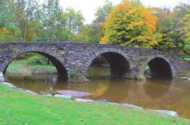 Desenhos de Stone Arch Bridge Jigsaw Puzzle para colorir