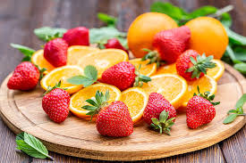 Strawberries and Orange Slices Jigsaw Puzzle