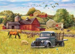 Summer Afternoon on the Farm Jigsaw Puzzle
