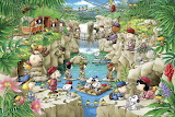 Desenhos de Summer Camp Snoopy Jigsaw Puzzle para colorir