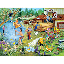 Summer Fun On The Farm Jigsaw Puzzle
