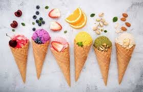 Desenhos de Summer Ice Cream Flavours Jigsaw Puzzle para colorir
