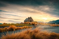 Desenhos de Sunrise at Lake Tekapo, New Zealand Jigsaw Puzzle para colorir