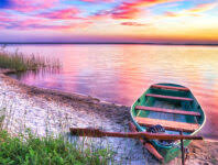 Desenhos de Sunset on the Lake Jigsaw Puzzle 2 para colorir