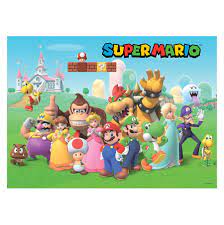 Super Mario Mushroom Kingdom Jigsaw Puzzle