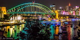 Desenhos de Sydney Harbor Bridge in Lights Jigsaw Puzzle para colorir