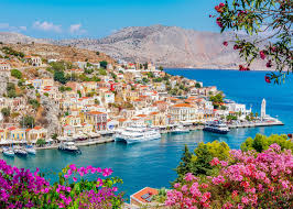 Symi Town, Dodecanese islands, Greece Jigsaw Puzzle