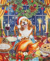 Desenhos de Thanksgiving Guest Jigsaw Puzzle para colorir