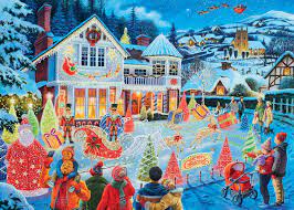 The Christmas House Jigsaw Puzzle