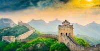 Desenhos de The Great Wall of China Jigsaw Puzzle para colorir