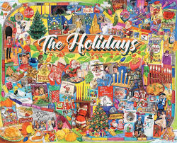 Desenhos de The Holidays Jigsaw Puzzle para colorir