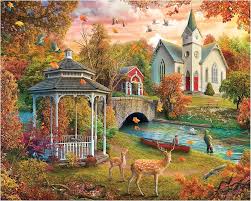 The River Church Jigsaw Puzzle