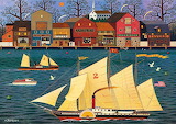 Desenhos de The Sunflower – Charles Wysocki Puzzles Jigsaw para colorir