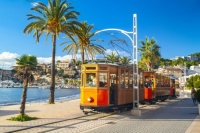 Desenhos de Train in Mallorca, Spain Jigsaw Puzzle para colorir