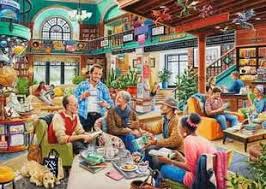 Desenhos de Turn the Page Bookclub Jigsaw Puzzle para colorir