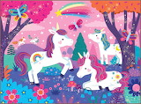 Desenhos de Unicorn Magic Jigsaw Puzzle para colorir