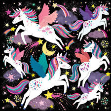 Desenhos de Unicorns Illuminated Jigsaw Puzzle para colorir