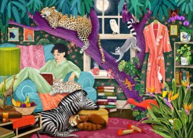 Desenhos de Urban Jungle Jigsaw Puzzle para colorir