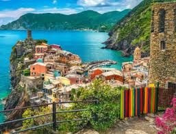 Desenhos de Vernazza Viewpoint Jigsaw Puzzle para colorir