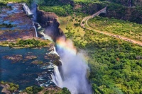 Desenhos de Victoria Falls, Zambezi River, Zimbabwe Jigsaw Puzzle para colorir