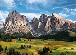 View of Alps Scenery Jigsaw Puzzle