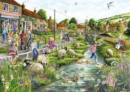 Village Life Jigsaw Puzzle 3