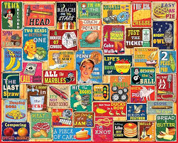 Vintage Sayings Collage Jigsaw Puzzle